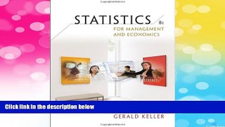 READ FREE FULL  Statistics for Management and Economics (with CD-ROM) (Available Titles Aplia)