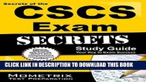 [PDF] Secrets of the CSCS Exam Study Guide: CSCS Test Review for the Certified Strength and