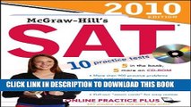 New Book McGraw-Hill s SAT with CD-ROM, 2010 Edition (Mcgraw Hill Education Sat)