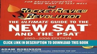 New Book The Rocket Review Revolution: The Ultimate Guide to the New SAT and the PSAT 2005-2006