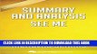 [PDF] Summary and Analysis of See Me: by Nicholas Sparks | Unofficial   Independent Popular Online