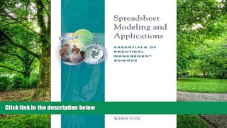 Big Deals  Spreadsheet Modeling and Applications: Essentials of Practical Management Science (with