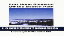 [PDF] Port Hope Simpson Off the Beaten Path (Port Hope Simpson Mysteries Book 8) Popular Colection