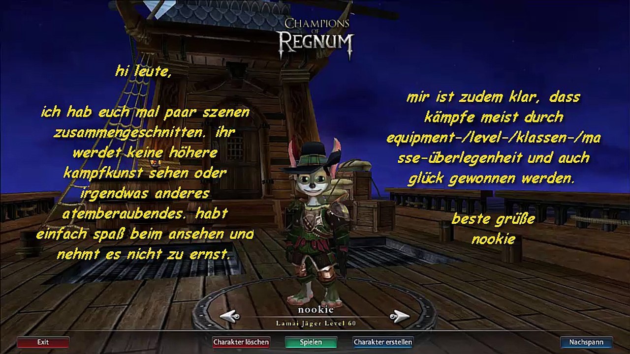 champions of regnum - nookie (jäger/hunter) - sonntag morgen - feat. anasvapid, kusho, hody jones