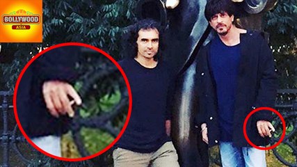 Shahrukh Khan Smoke At THE RING Filming Sets | Bollywood Asia