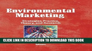 Collection Book Environmental Marketing: Strategies, Practice, Theory, and Research (Haworth
