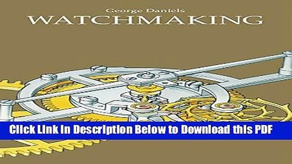 [Read] Watchmaking Free Books