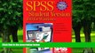 Big Deals  SPSS 10.0 for Windows Student Version  Best Seller Books Best Seller