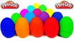LEARN COLORS for Children w- Play Doh Surprise Eggs Spiderman FROZEN Hulk Cars 2 Playdough Eggs TOYS