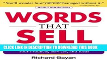 New Book Words that Sell, Revised and Expanded Edition: The Thesaurus to Help You Promote Your