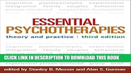 New Book Essential Psychotherapies, Third Edition: Theory and Practice