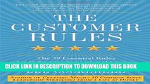 Collection Book The Customer Rules: The 39 Essential Rules for Delivering Sensational Service