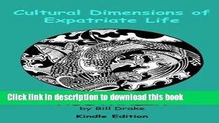 Read Cultural Dimensions of Expatriate Life In Australia  Ebook Free