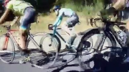 Tüpçü Fikret modeli ile rakiplerini geçen bisikletci