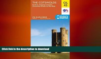 FAVORIT BOOK The Cotswolds, Burford, Chipping Campden, Cirencester   Stow-on-the Wold (OS Explorer