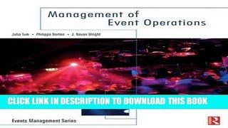 [PDF] Management of Event Operations (Events Management) Full Online