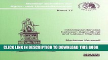 [PDF] Interdependencies Between Agricultural and Labour Markets (Berliner Schriften zur Agrar- und
