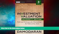 READ FREE FULL  Investment Valuation: Tools and Techniques for Determining the Value of any