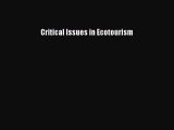 [PDF] Critical Issues in Ecotourism Popular Online