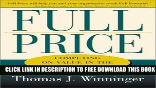 New Book Full Price: Competing on Value in the New Economy