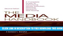 New Book The Media Handbook: A Complete Guide to Advertising Media Selection, Planning, Research,