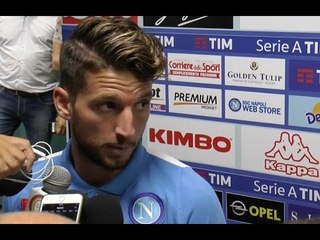 Napoli-Milan 4-2 - Mertens: "Voglio giocare e dare tutto" (29.08.16)