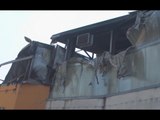 San Valentino Torio (SA) - In fiamme due capannoni, residenti in fuga (29.08.16)