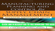 New Book Manufacturing Planning and Control for Supply Chain Management