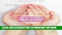 [PDF] Erfolgspotenziale von Crowdfunding zur Finanzierung sozialer Projekte (German Edition)