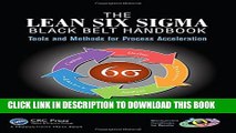 New Book The Lean Six Sigma Black Belt Handbook: Tools and Methods for Process Acceleration