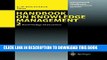 [PDF] Handbook on Knowledge Management 2: Knowledge Directions (International Handbooks on