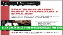 Collection Book The Food Service Professionals Guide to: Increasing Restaurant Sales (Guide 15)