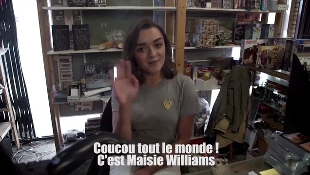 Arya Stark fait une surprise à ses fans - Game Of Thrones - Maisie Williams