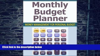 Big Deals  Monthly Budget Planner: Money Management for Personal Budget  Best Seller Books Most