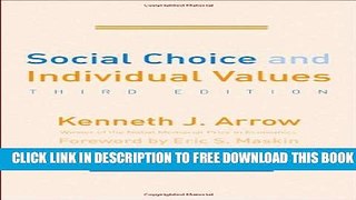 New Book Social Choice and Individual Values: Third Edition