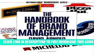 Collection Book The Handbook Of Brand Management