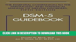 New Book DSM-5 Guidebook: The Essential Companion to the Diagnostic and Statistical Manual of