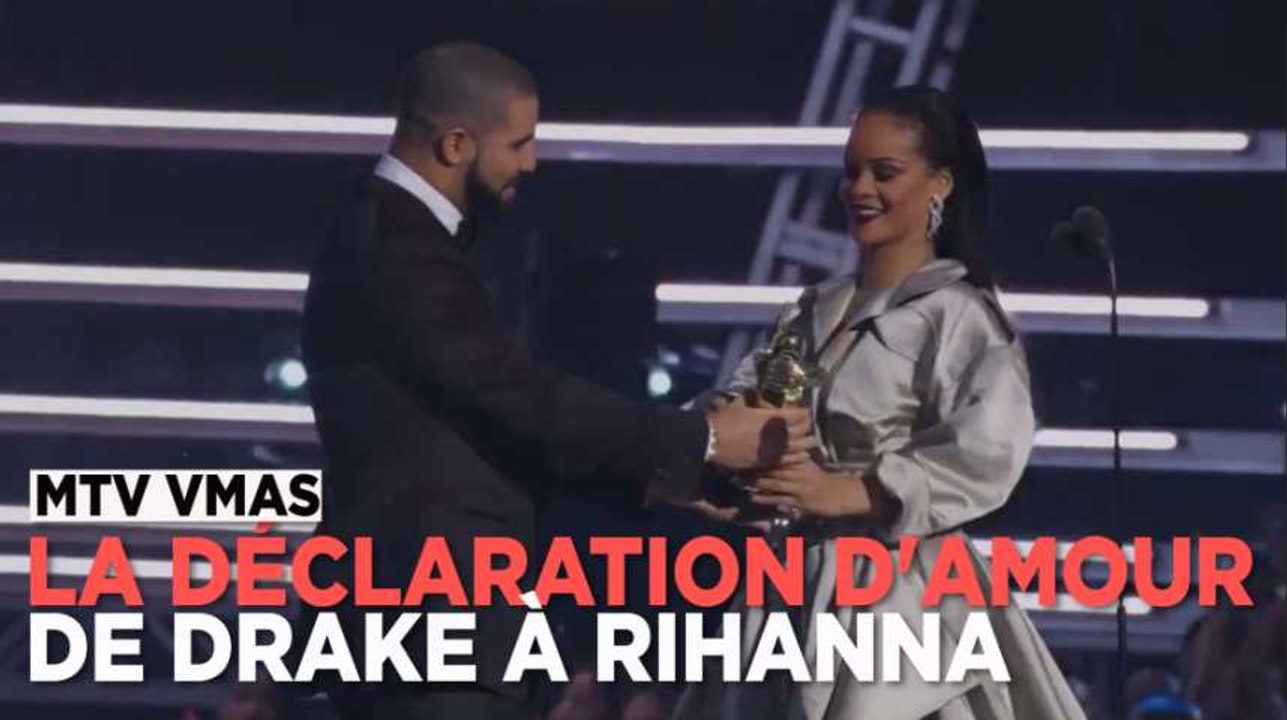 Le rappeur Drake déclare sa flamme à Rihanna aux MTV Video Music Awards
