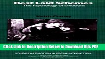 [Read] Best Laid Schemes: The Psychology of the Emotions (Studies in Emotion and Social