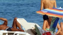 Luis Rollán y Aless Gibaja bajo el sol de Ibiza
