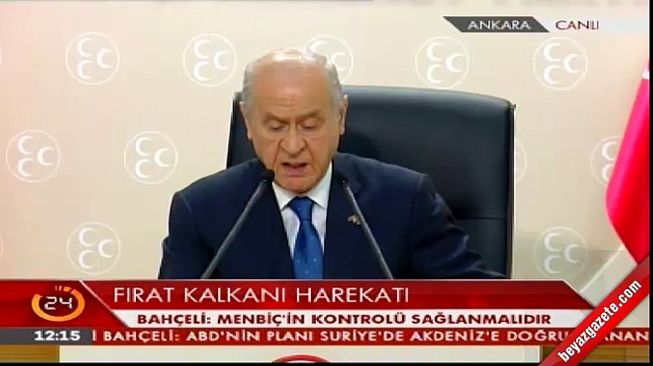 Devlet Bahçeli: Terör örgütlerinin alayını vurun İzle