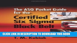 [PDF] The ASQ Pocket Guide for the Certified Six Sigma Black Belt Full Online