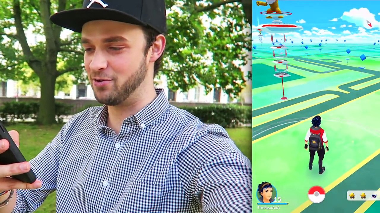 Pokemon GO in London! - NEW POKEMON + EPIC GYM BATTLES!