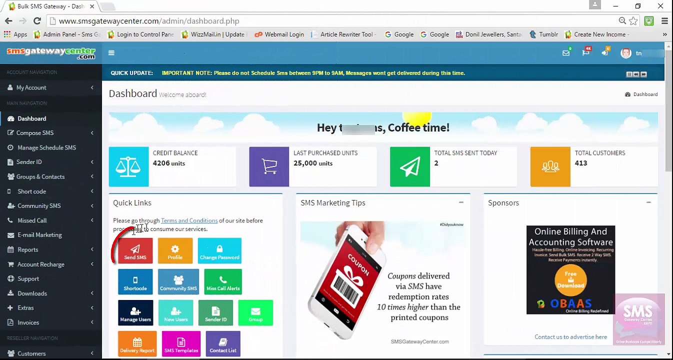 Sms Gateway Center How To Send Single Sms
