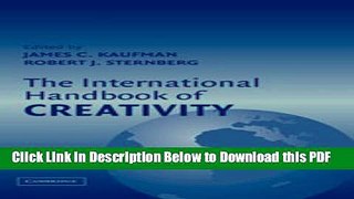 [Read] The International Handbook of Creativity Ebook Free