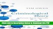 [Read] Criminological Theory: A Genetic-Social Approach Free Books