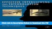 [Read] Effective Interviewing and Interrogation Techniques, Third Edition Ebook Free