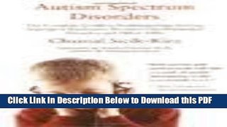 [Read] Autism Spectrum Disorders 1st (first) edition Text Only Ebook Free