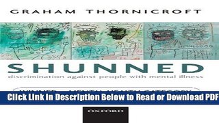 [Get] Shunned: Discrimination against People with Mental Illness Popular New