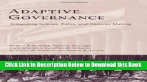 [Download] Adaptive Governance: Integrating Science, Policy, and Decision Making Free Books